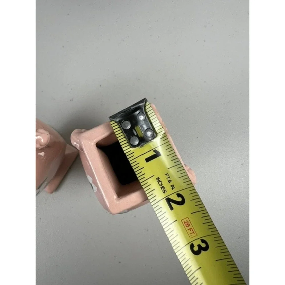 Vintage RRP Co Roseville Ohio Pink Dogwood Floral Miniature Urn Vases Set of 2